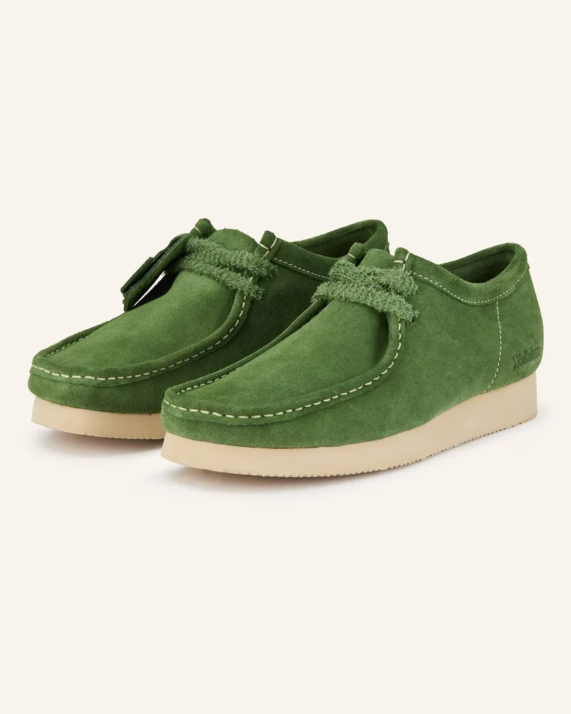 Clarks Schnürer WALLABEE 2604 Grün
