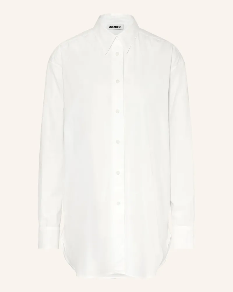 Jil Sander Hemdbluse weiss Weiss