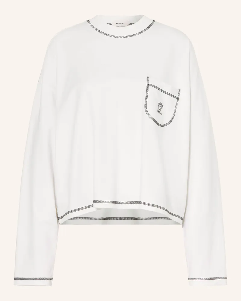 Versace Pullover weiss Weiss