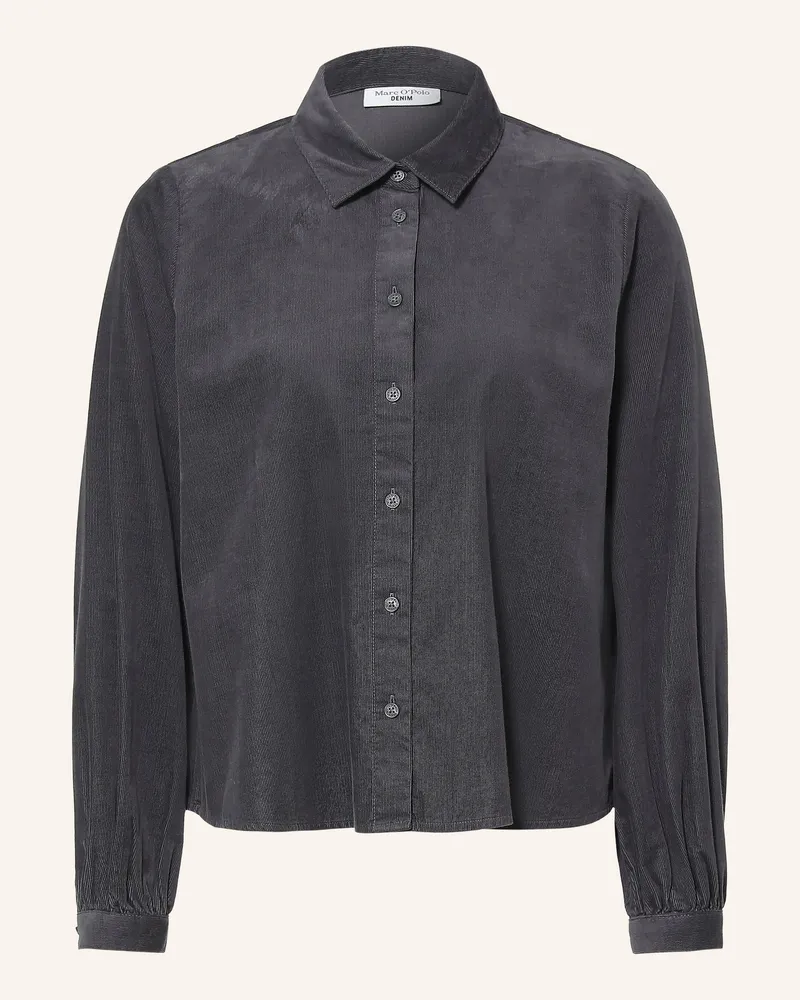 Marc O'Polo Hemdbluse Aus Cord grau Grau