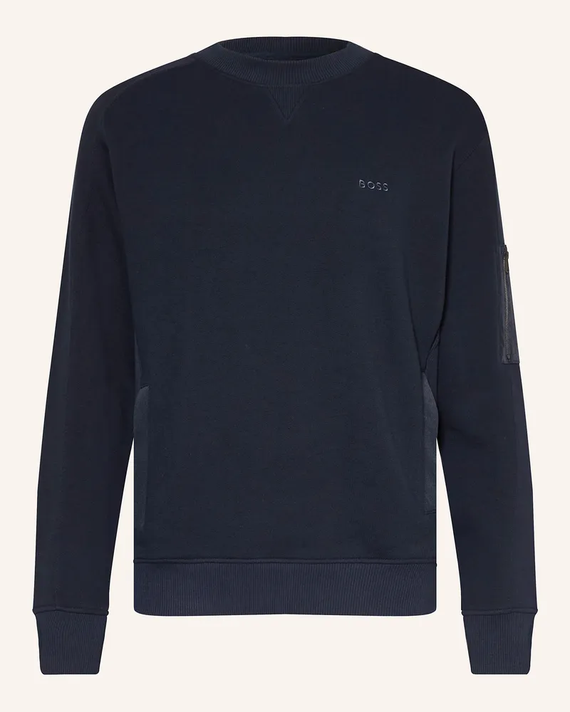 HUGO BOSS Sweatshirt Dunkelblau