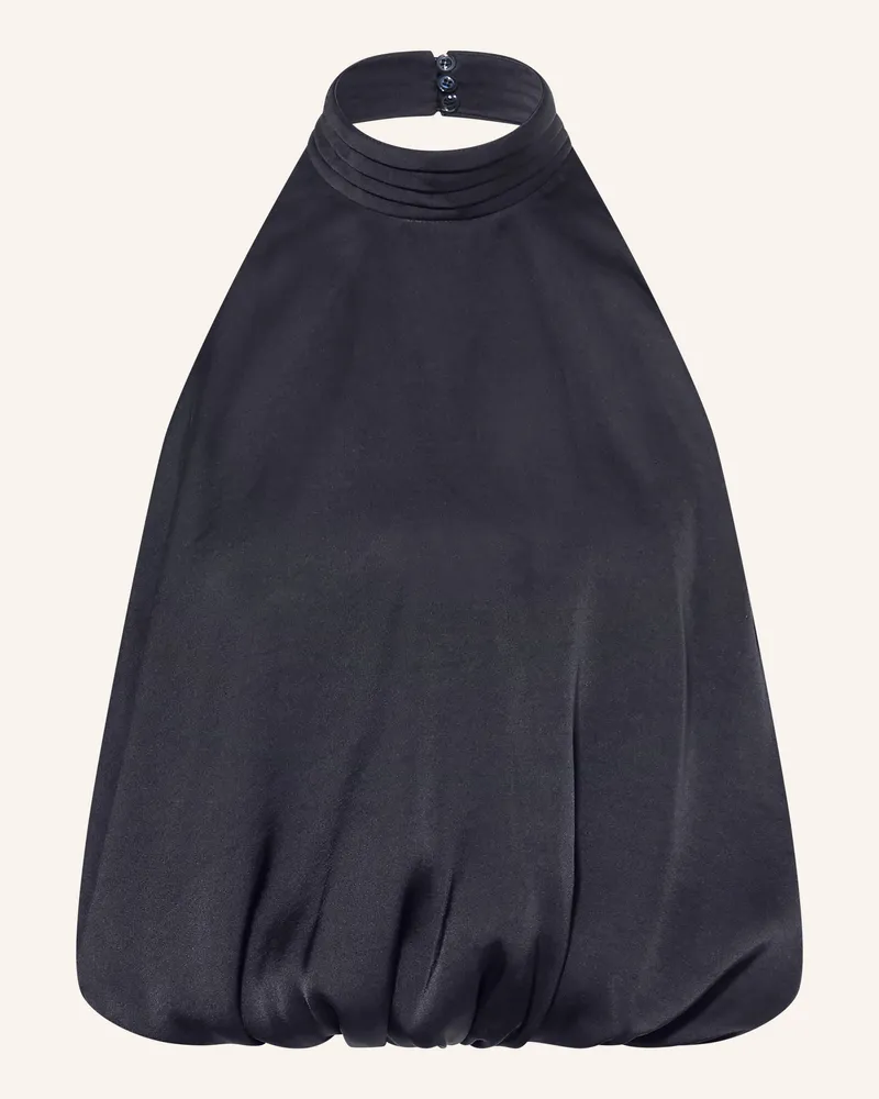 Claudie Pierlot Blusentop Aus Satin blau Dunkelblau
