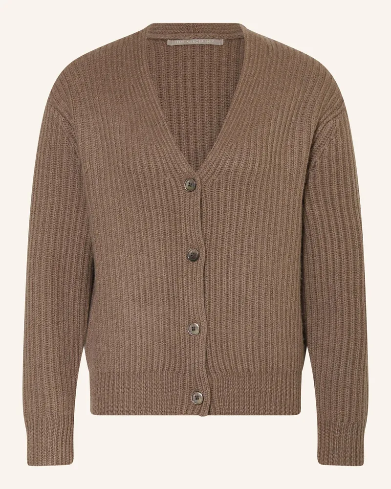 (THE MERCER) N.Y. Strickjacke aus Cashmere Taupe