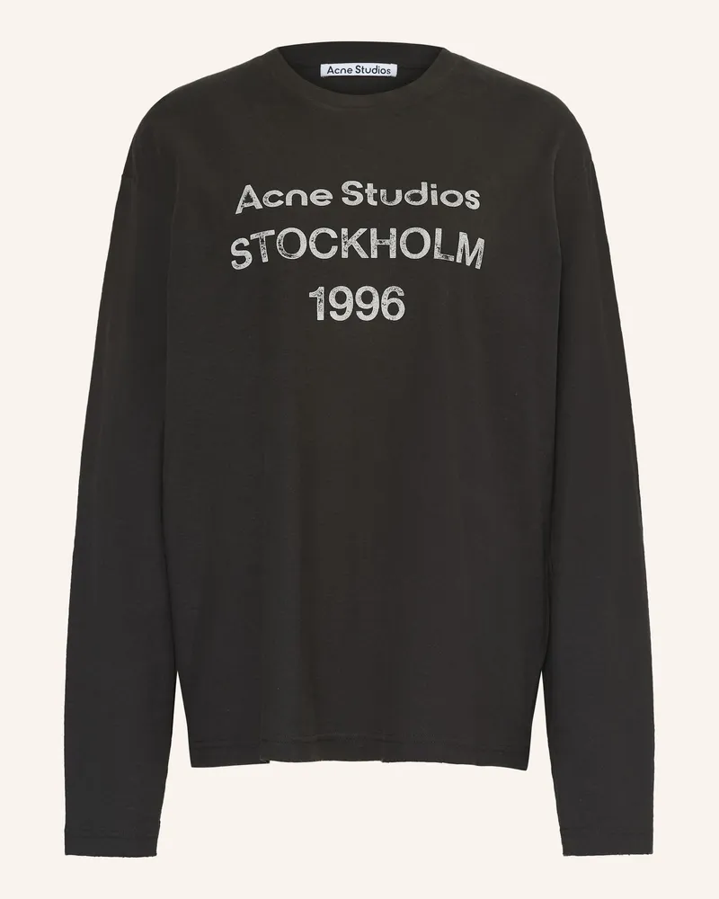 Acne Studios Longsleeve schwarz Dunkelgrau