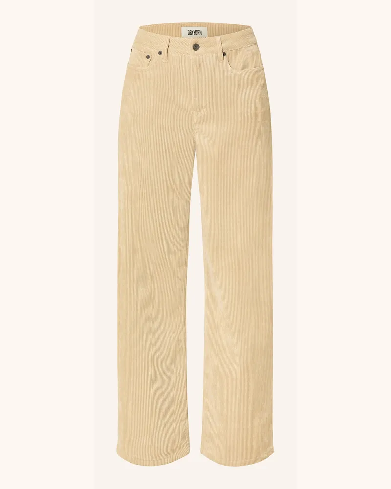Drykorn Marlenehose MEDLEY aus Cord Hellbraun