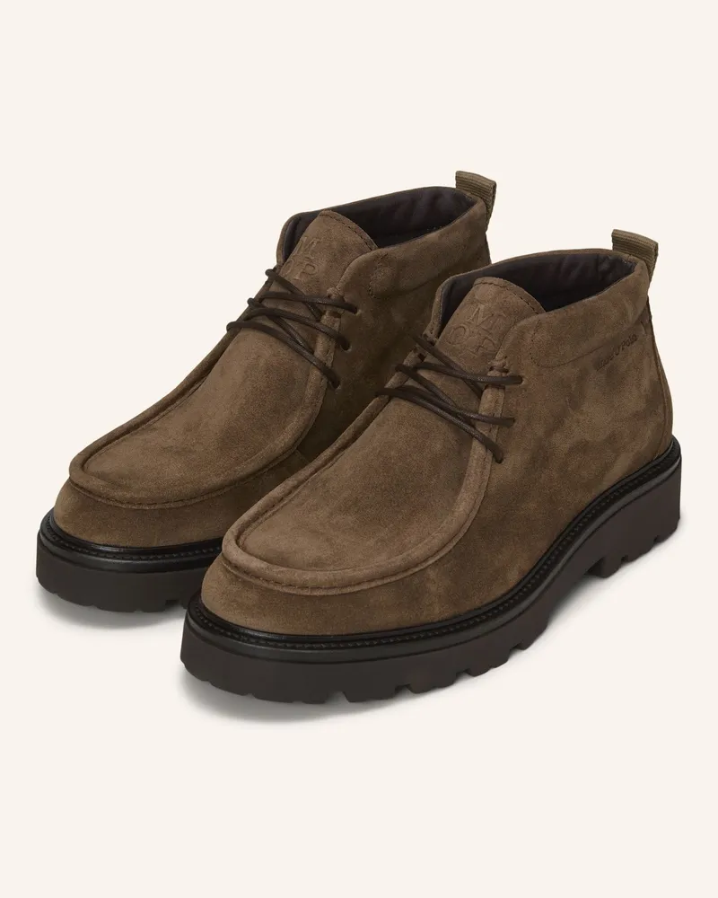 Marc O'Polo Schnürstiefel Model Phil braun Braun