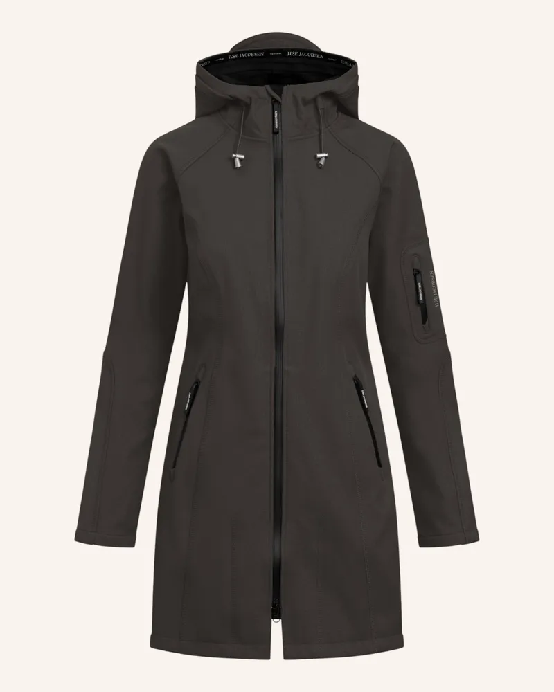 Ilse Jacobsen Softshell-Mantel schwarz Schwarz