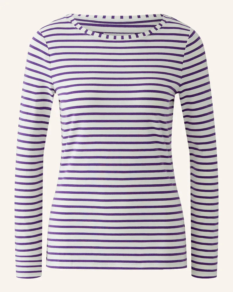 Oui  Longsleeve weiss Lila
