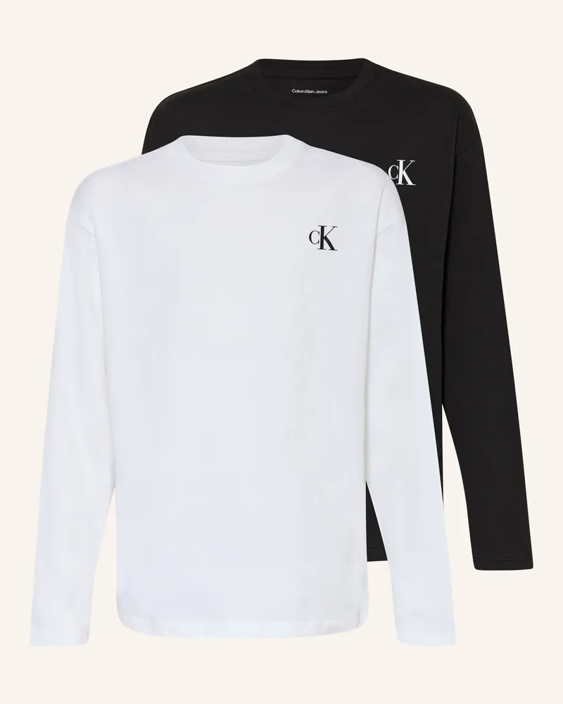 Calvin Klein Longsleeve weiss Weiss