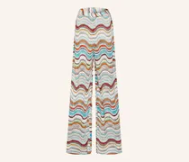 Strickhose mit Glitzergarn