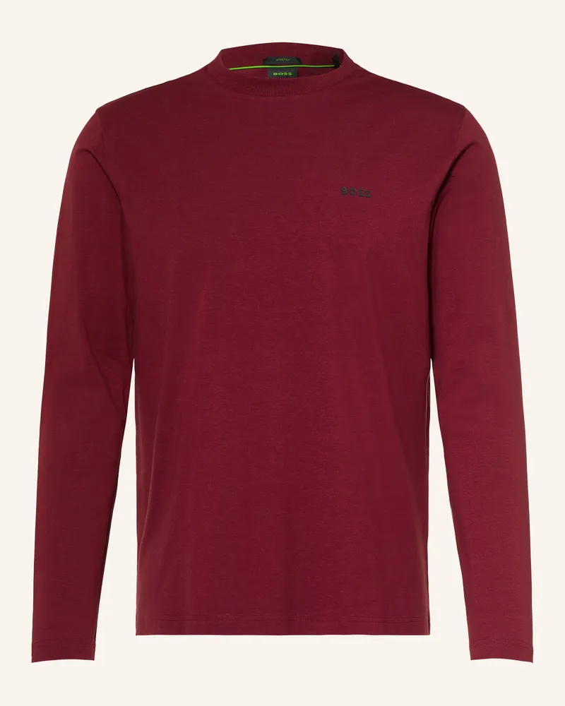 HUGO BOSS Longsleeve rot Dunkelrot