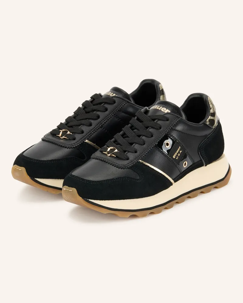 Blauer Sneaker milen03 schwarz Schwarz