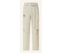 Acne Studios Destroyed Jeans Regular Fit Beige