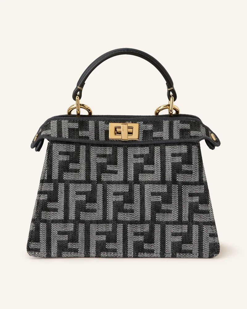 Fendi Handtasche Peekaboo Iseeu schwarz Schwarz