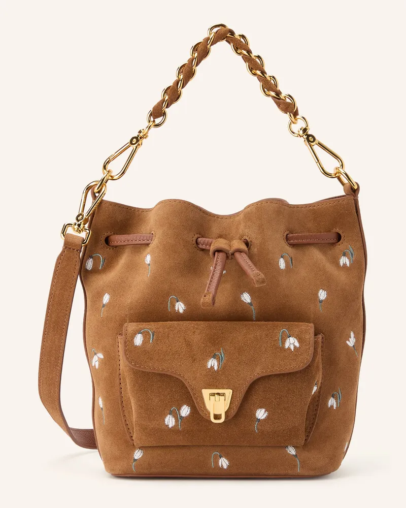 Coccinelle Beuteltasche braun Braun