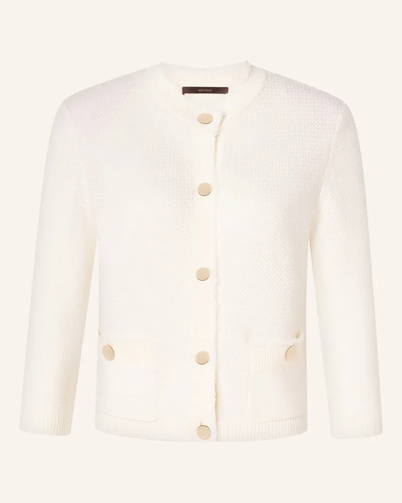 windsor. Strickjacke Creme