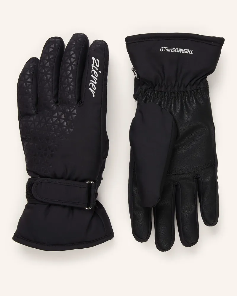 Ziener Skihandschuhe Kisar-Z As® schwarz Schwarz