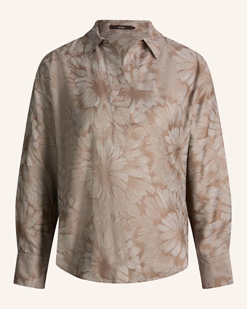windsor. Blusenshirt Braun