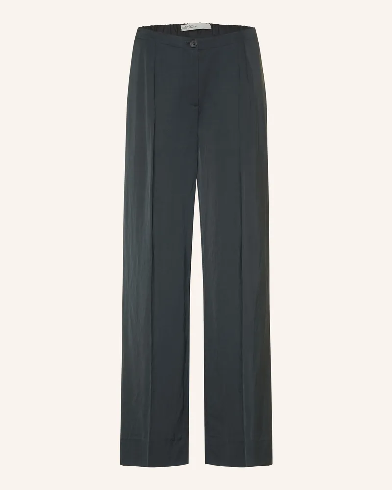 AllSaints Marlenehose Aus Satin blau Dunkelblau