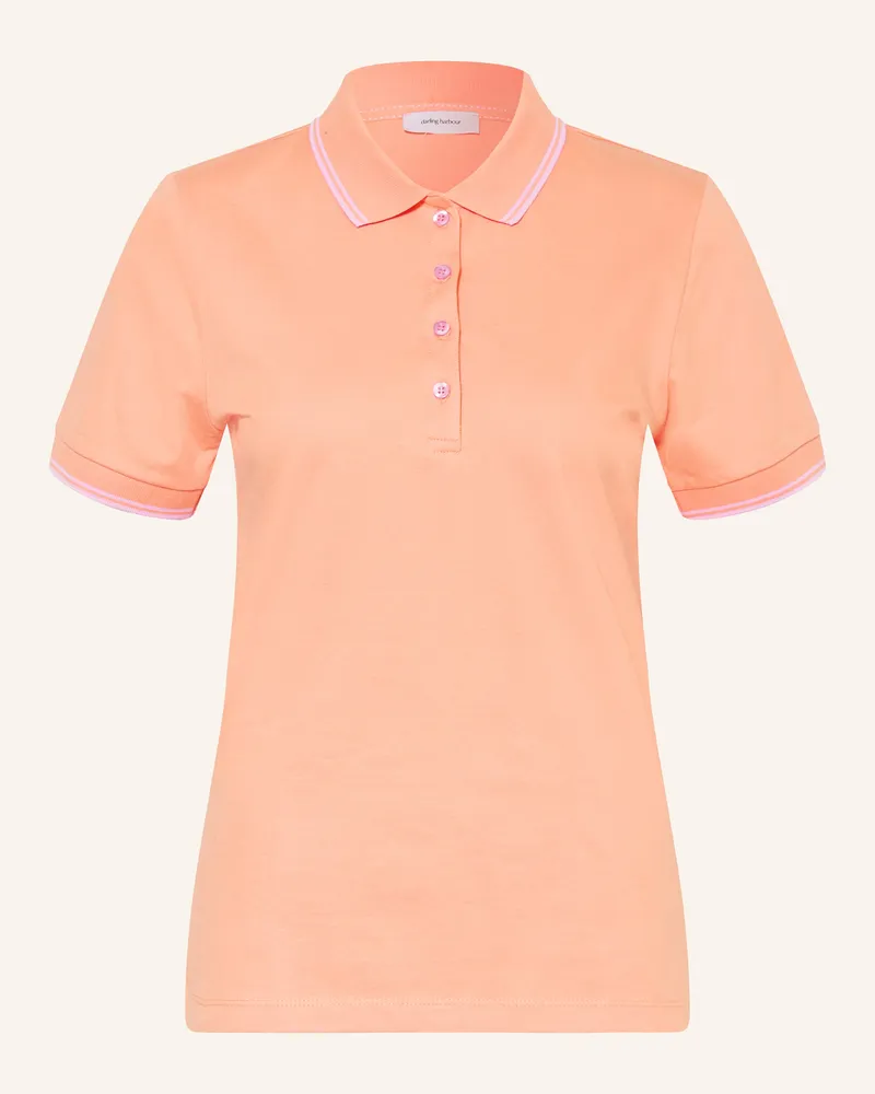Darling Harbour Piqué-Poloshirt orange Apricot