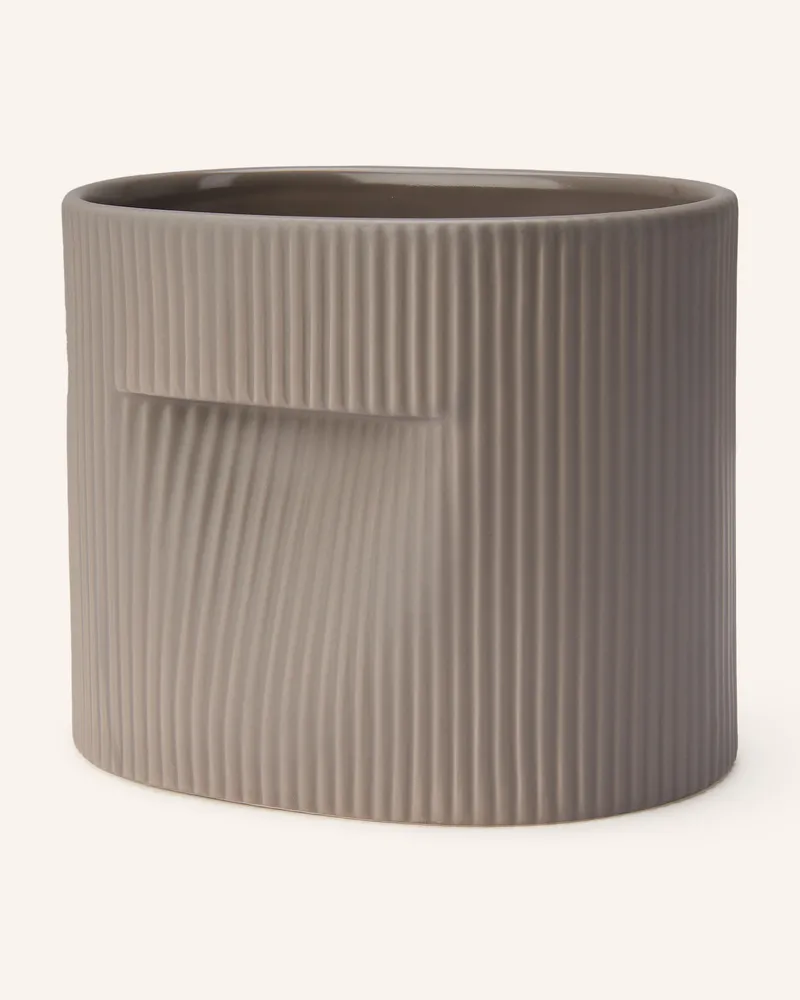 Muuto Blumentopf Ridge beige Taupe