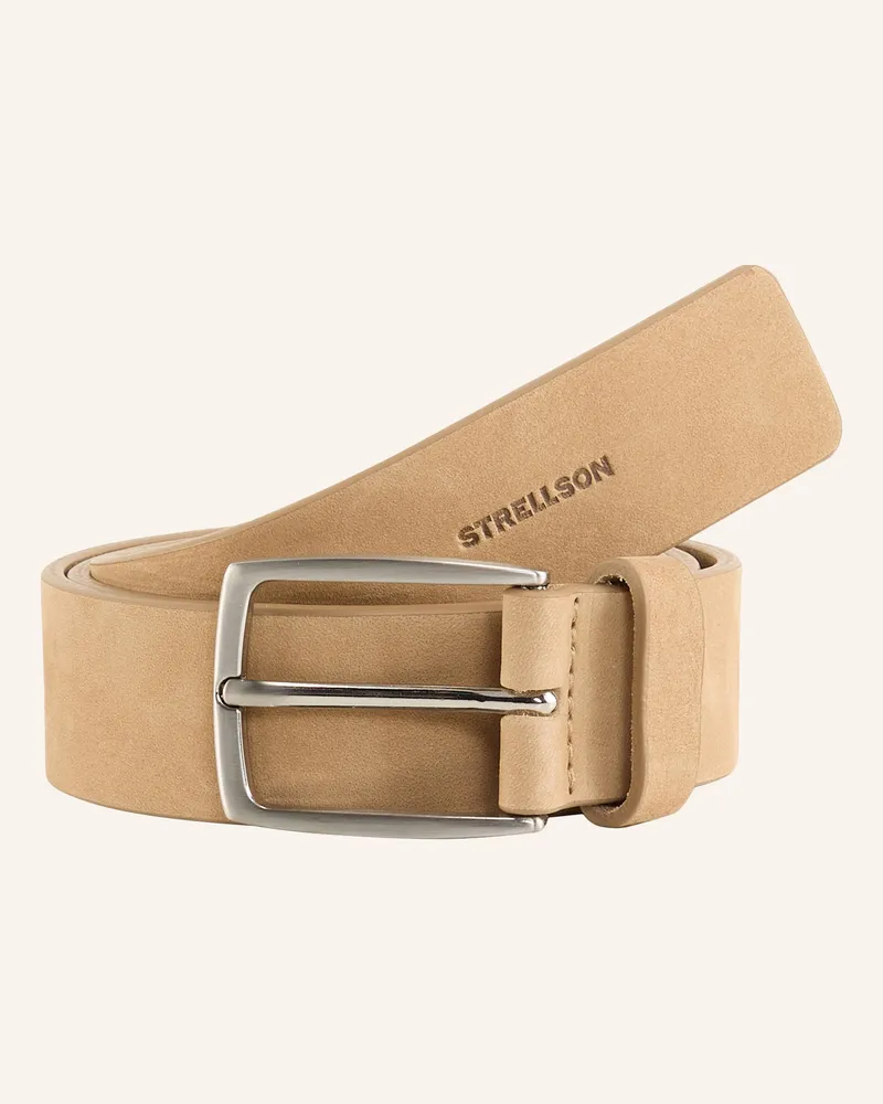 Strellson Gürtel Ledergürtel beige Beige