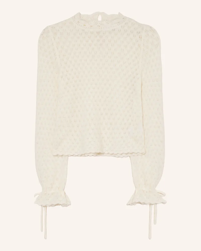 Rich&Royal Pullover Mit Alpaka weiss Ecru