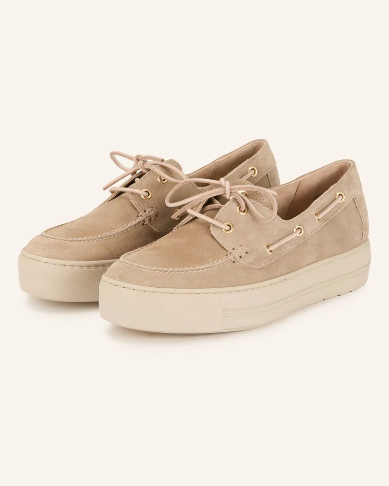 paul green Bootsschuhe Grain beige Beige