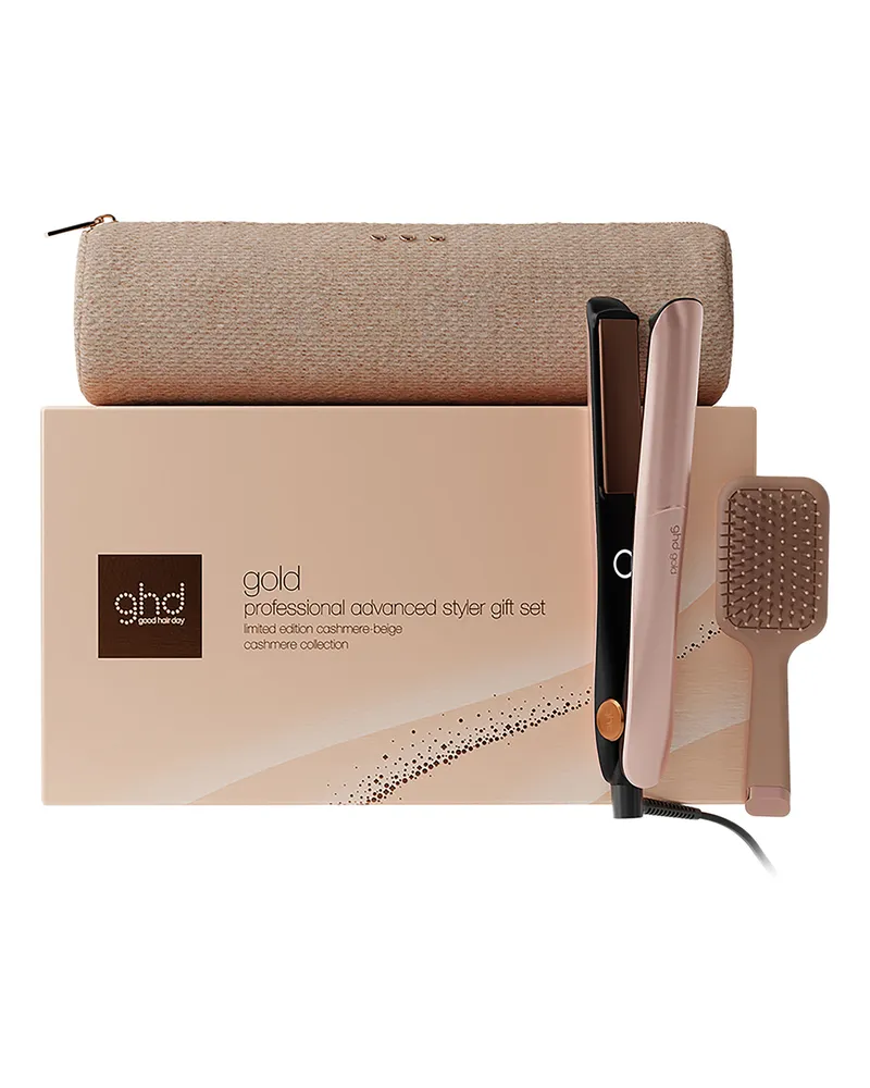 ghd Cashmere Gold Geschenkset Haarstyling-Set Kaschmirbeige