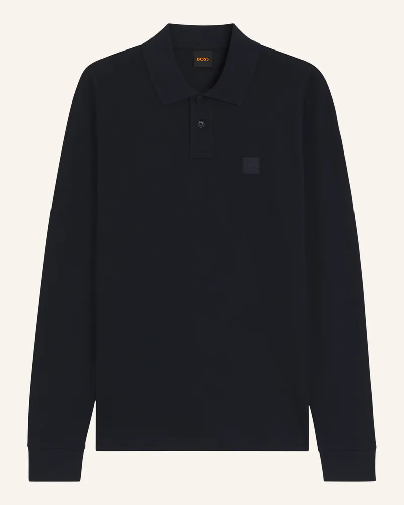 HUGO BOSS Piqué-Poloshirt Passerby Slim Fit blau Dunkelblau