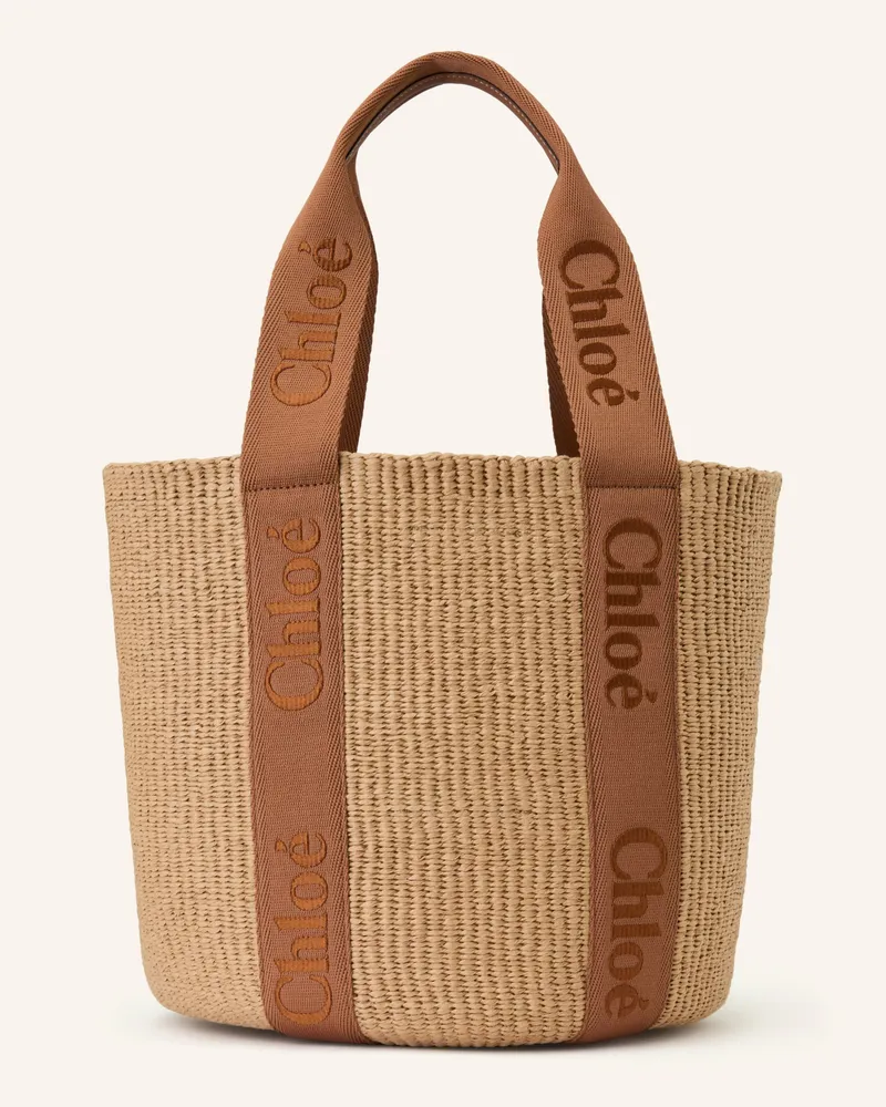 Chloé Shopper Woody beige Dusty