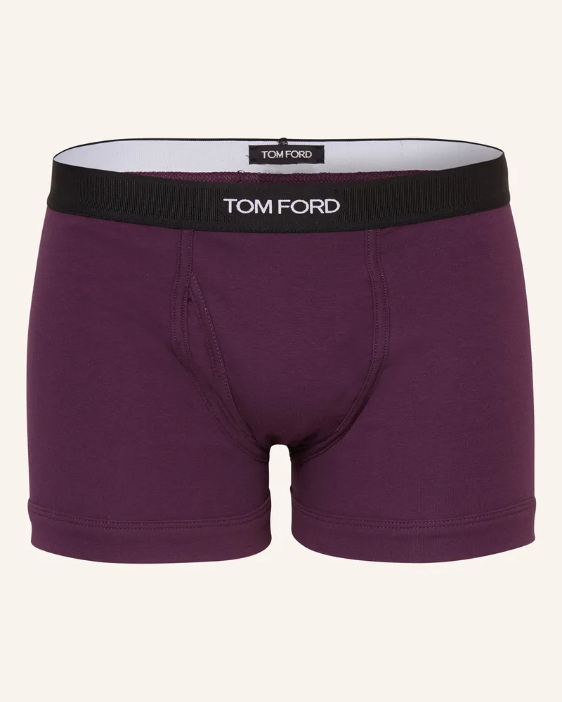 Tom Ford Boxershorts lila Dunkellila
