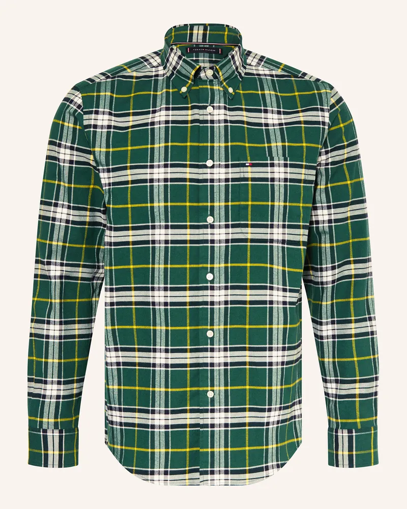 Tommy Hilfiger Oxfordhemd Regular Fit Grün
