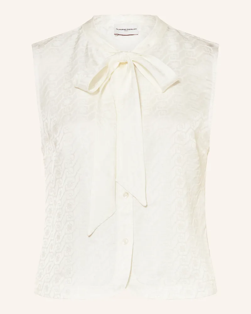Claudie Pierlot Blusentop Mit Schluppe weiss Weiss