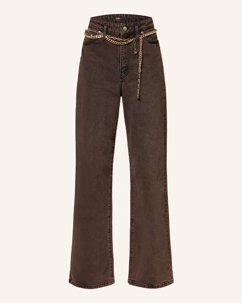 Maje Straight Jeans braun G005