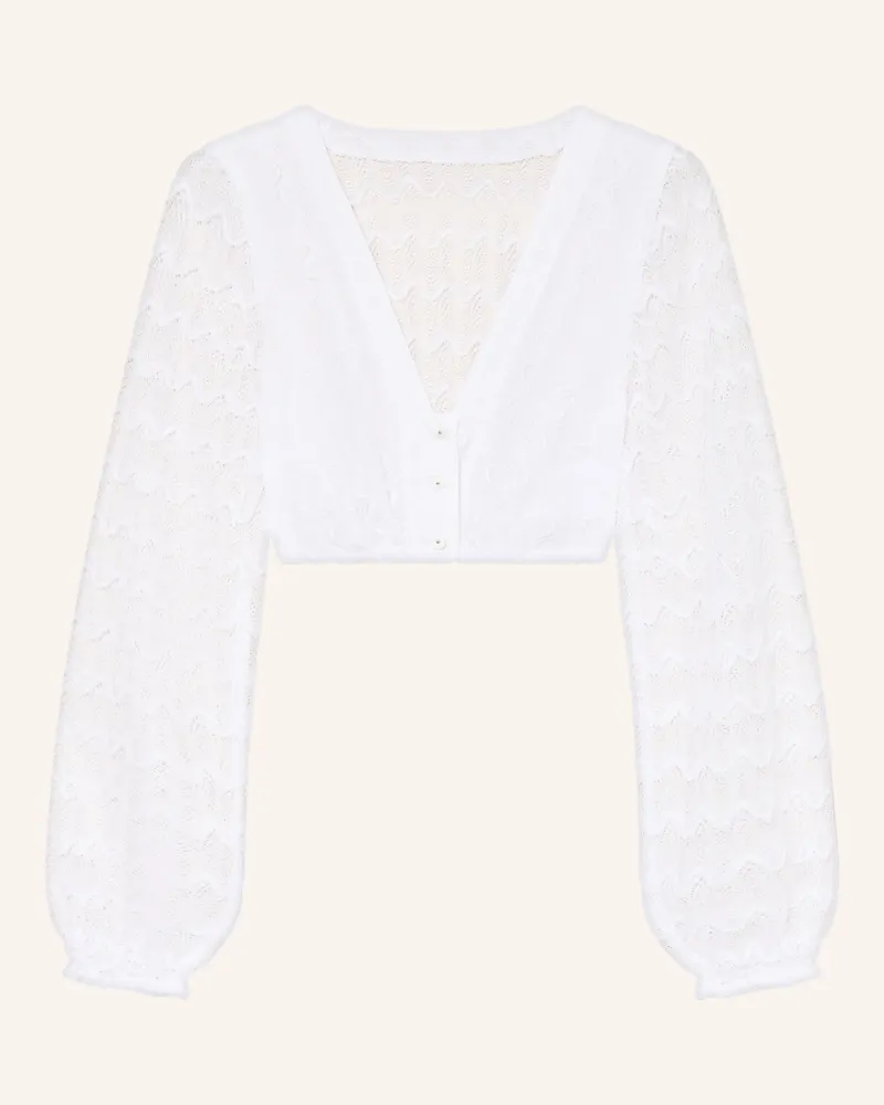 WALDORFF Dirndlbluse aus Spitze Weiss