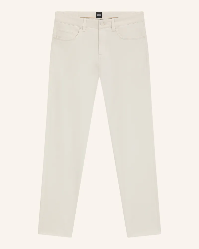 HUGO BOSS Casual Hose H-DELAWARE5 Slim Fit Weiss