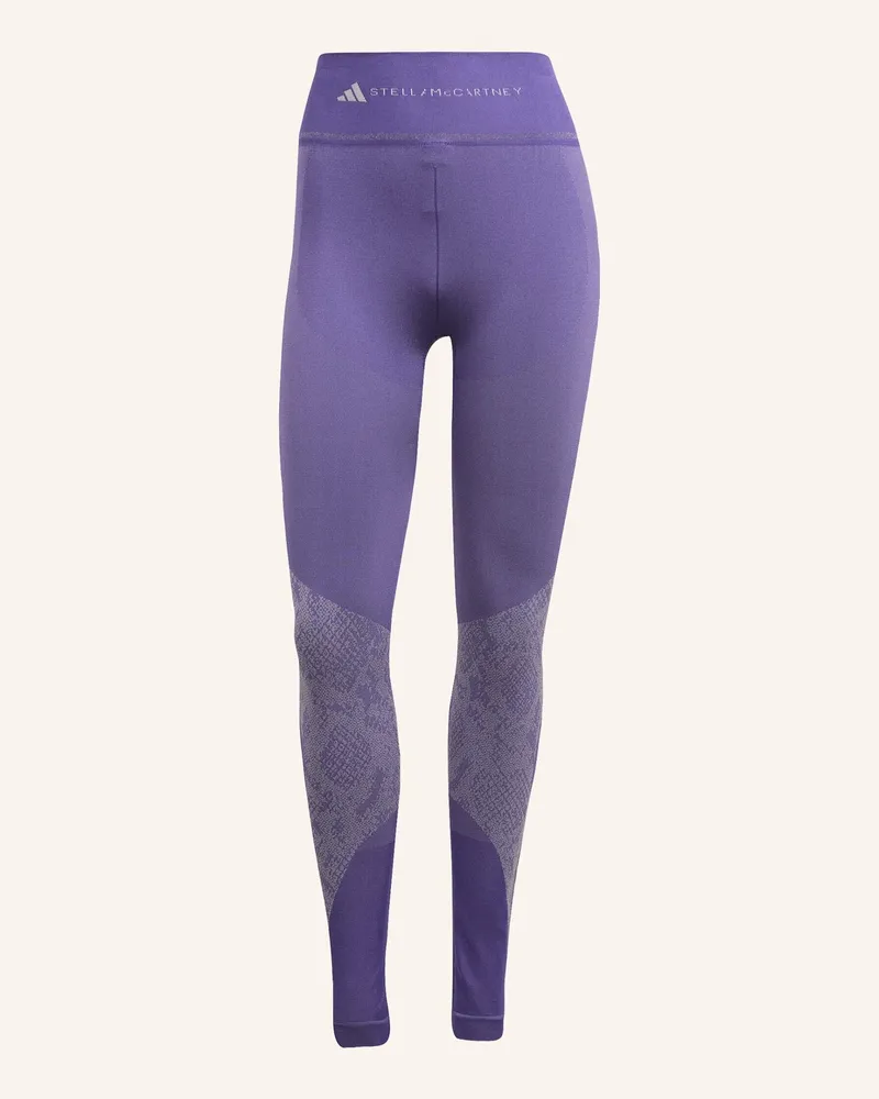 adidas Adidas By Stella Mccartney Yoga-Leggings, Nahtlos lila Lila