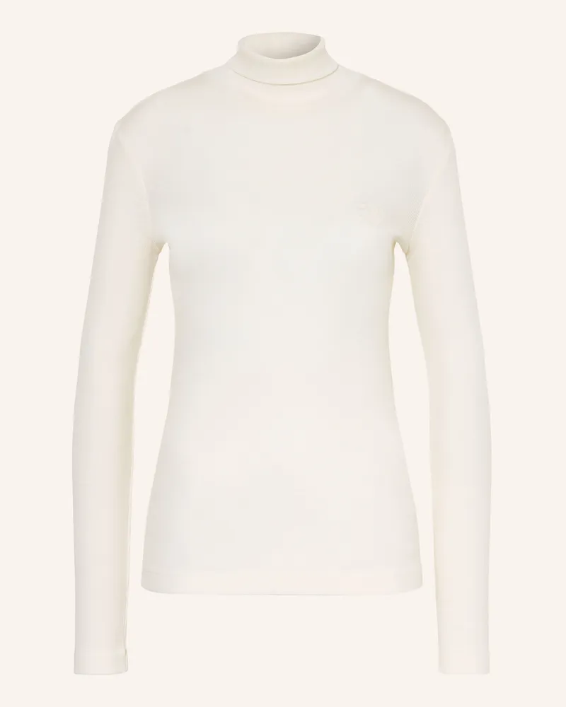 Max Mara Rollkragenshirt Cono weiss Ecru