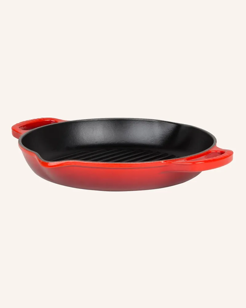 Le Creuset Grillpfanne Signature rot Rot