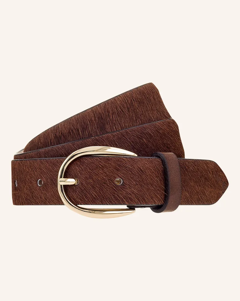 Vanzetti Ledergürtel braun Cognac