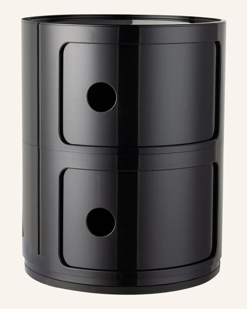 Kartell Beistelltisch Componibili schwarz Schwarz
