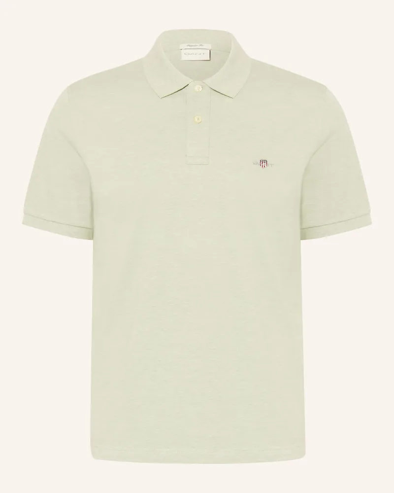 Gant Piqué-Poloshirt Regular Fit gruen Hellgrün
