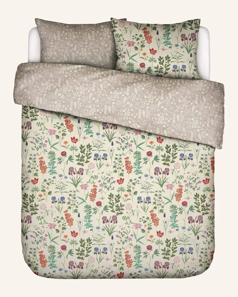 Essenza Bettwäsche Marigold Zum Wenden beige Grün