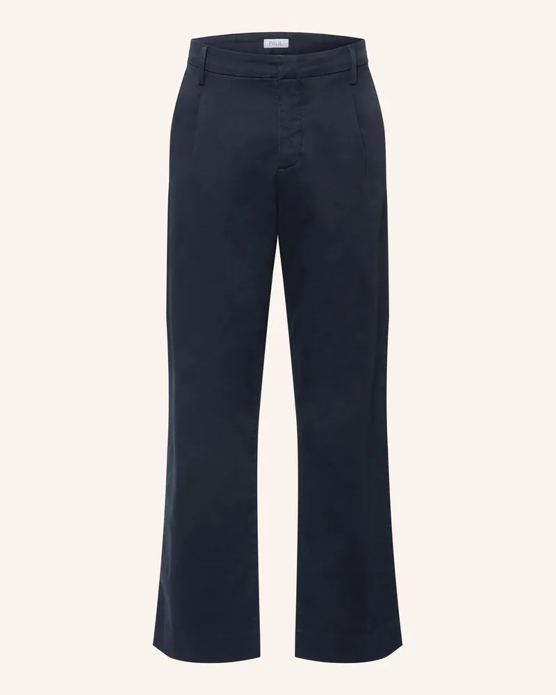 paul Chino Regular Fit blau Dunkelblau