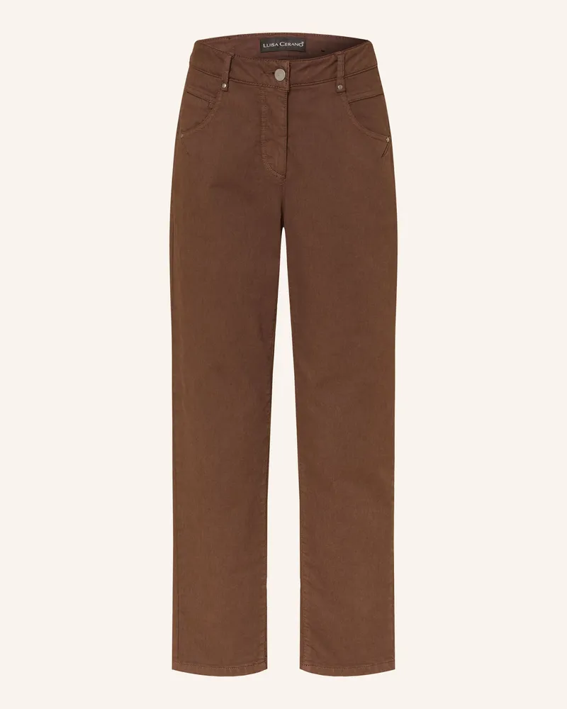 Luisa Cerano Jeans braun 7822