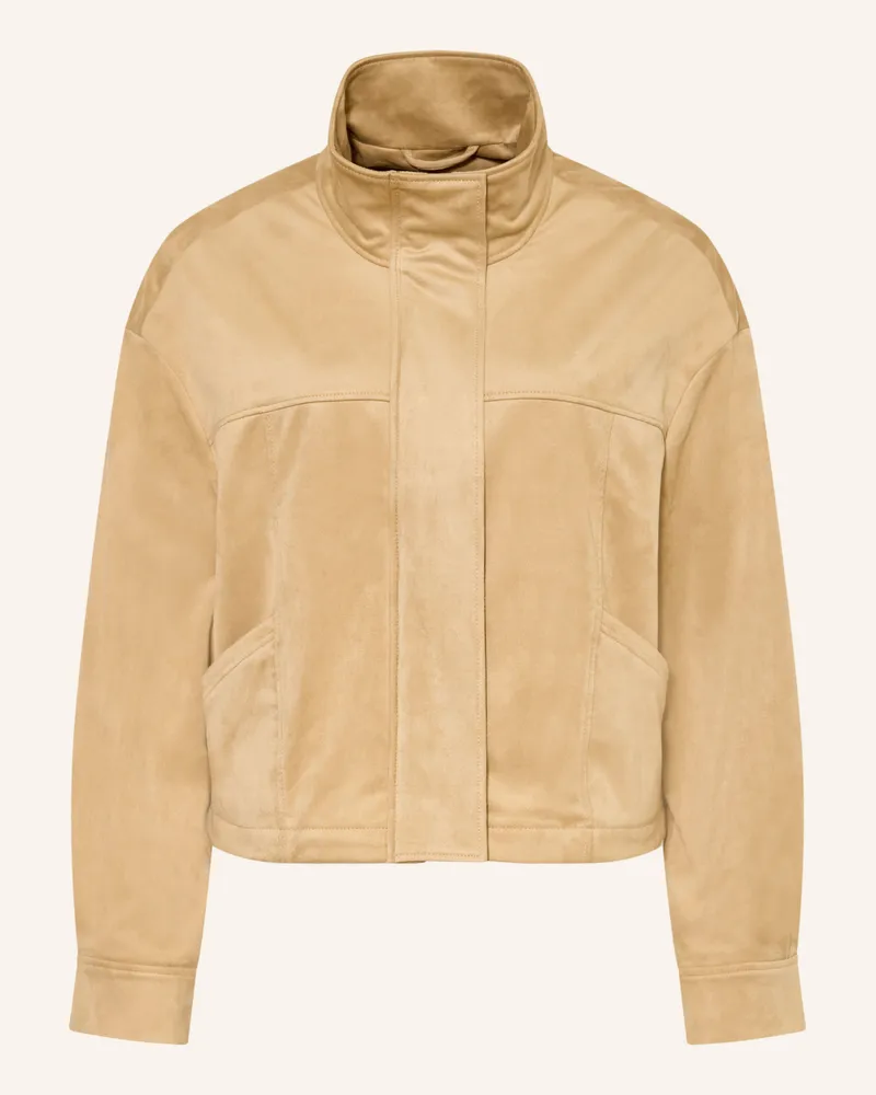 someday. Kastenjacke Neila In Lederoptik beige Hellbraun