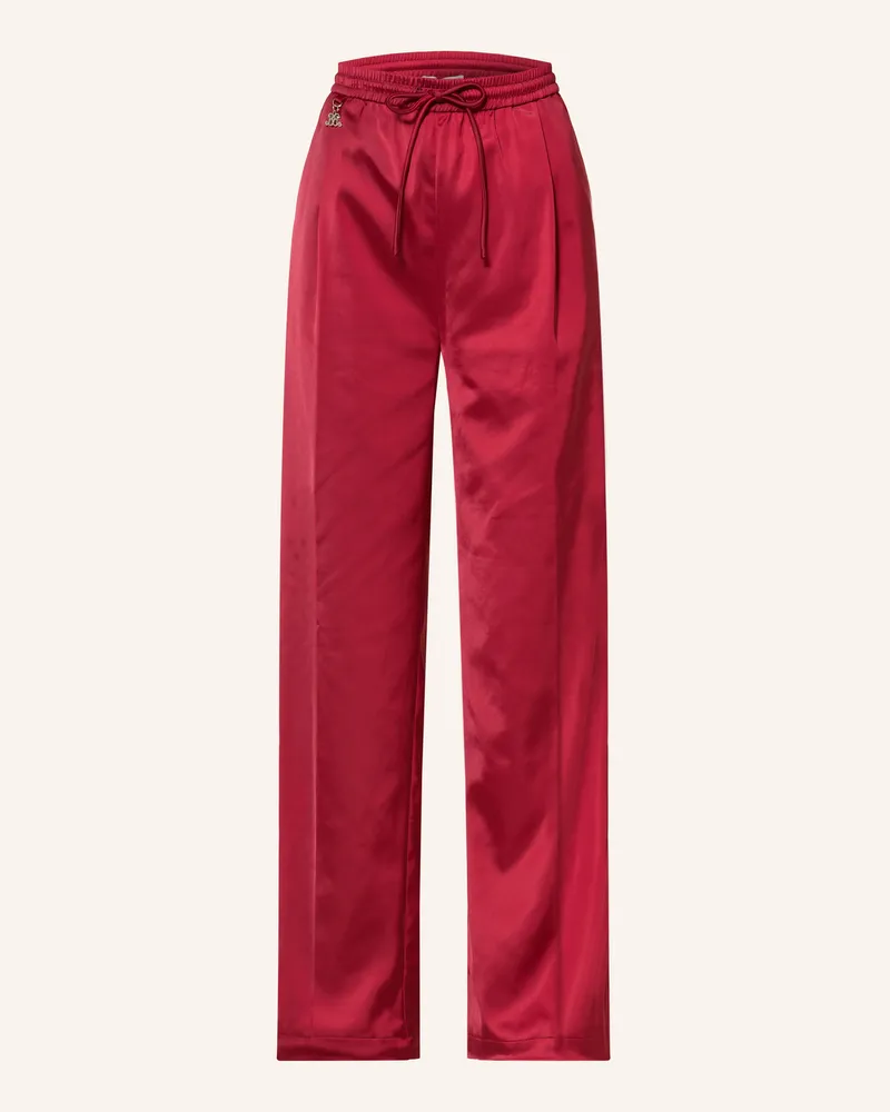 Gestuz Track Pants Bxgricky Aus Satin Mit Galonstreifen rot Dunkelrot