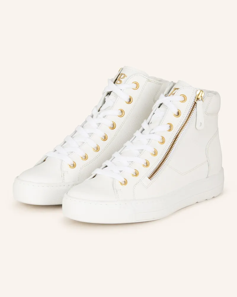 paul green Hightop-Sneaker Weiss