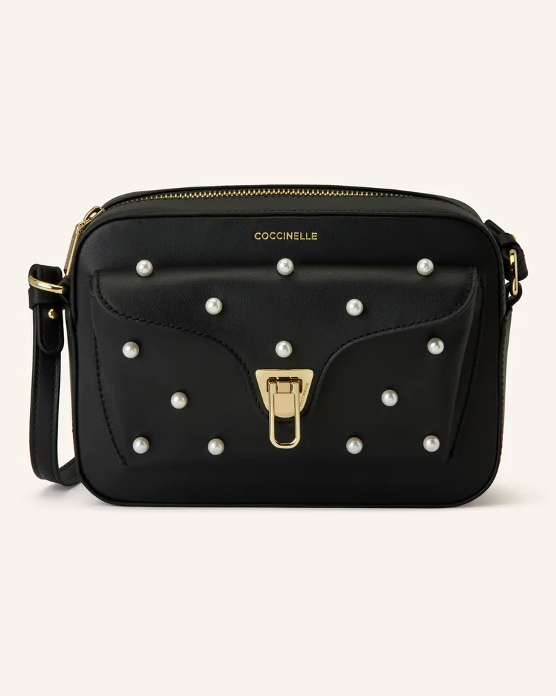 Coccinelle Umhängetasche Beat Mit Schmuckperlen schwarz Schwarz